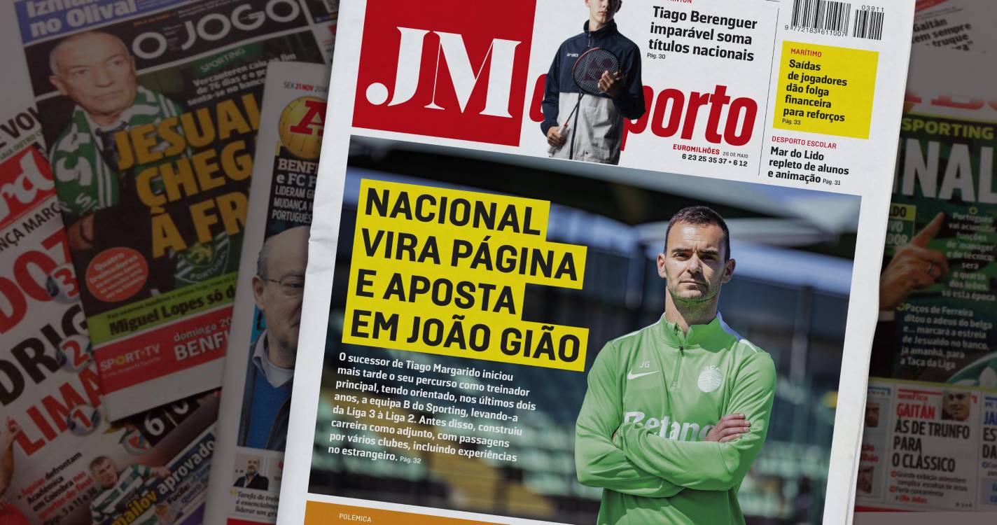 Nacional vira página e aposta em João Gião
