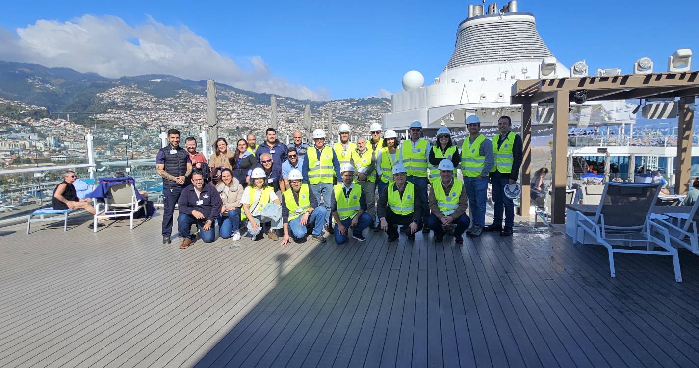 Visita técnica ao navio ‘Mein Schiff Relax’ destaca inovação e engenharia de última geração