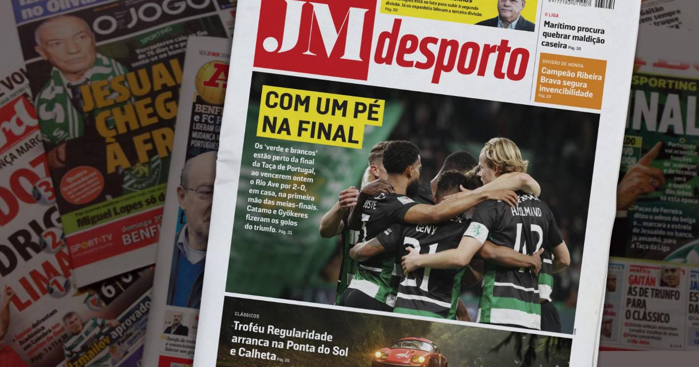 Sporting com um pé na final