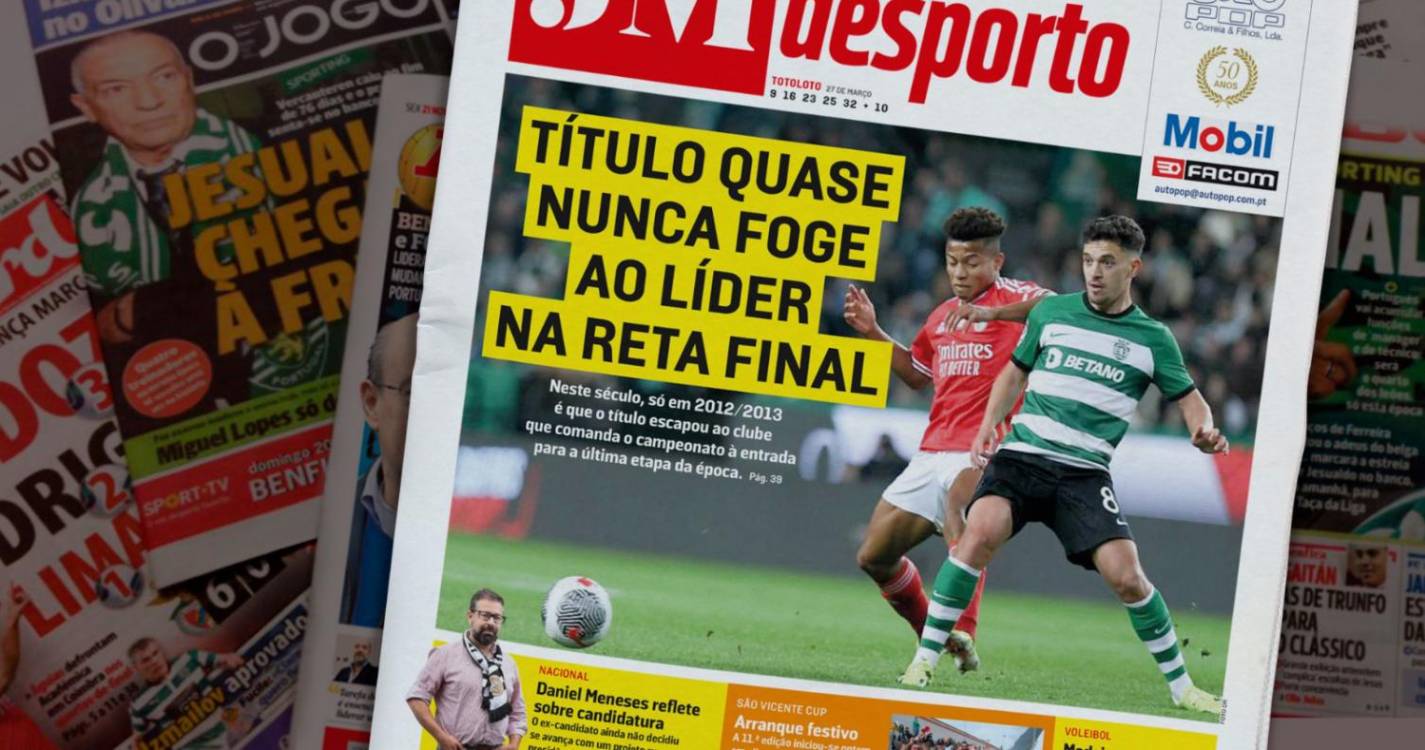 Título quase nunca foge ao líder da I Liga na reta final