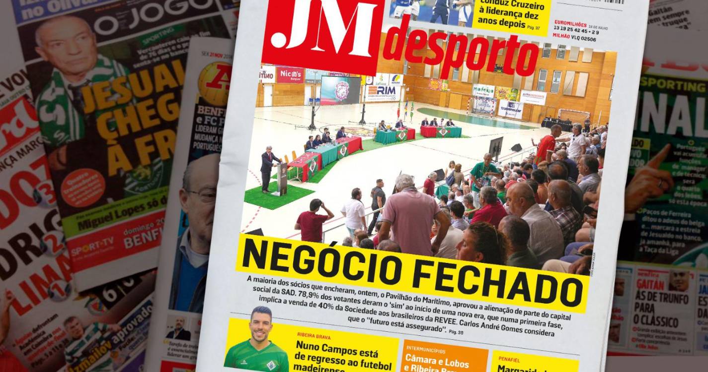 Marítimo: negócio fechado