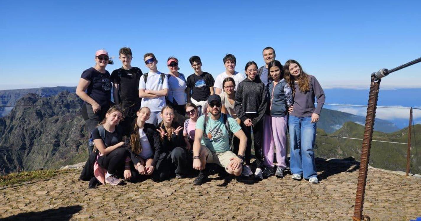 Erasmus+ na EB2,3 do Estreito de Câmara de Lobos: participantes eslovacos exploram educação e cultura madeirenses