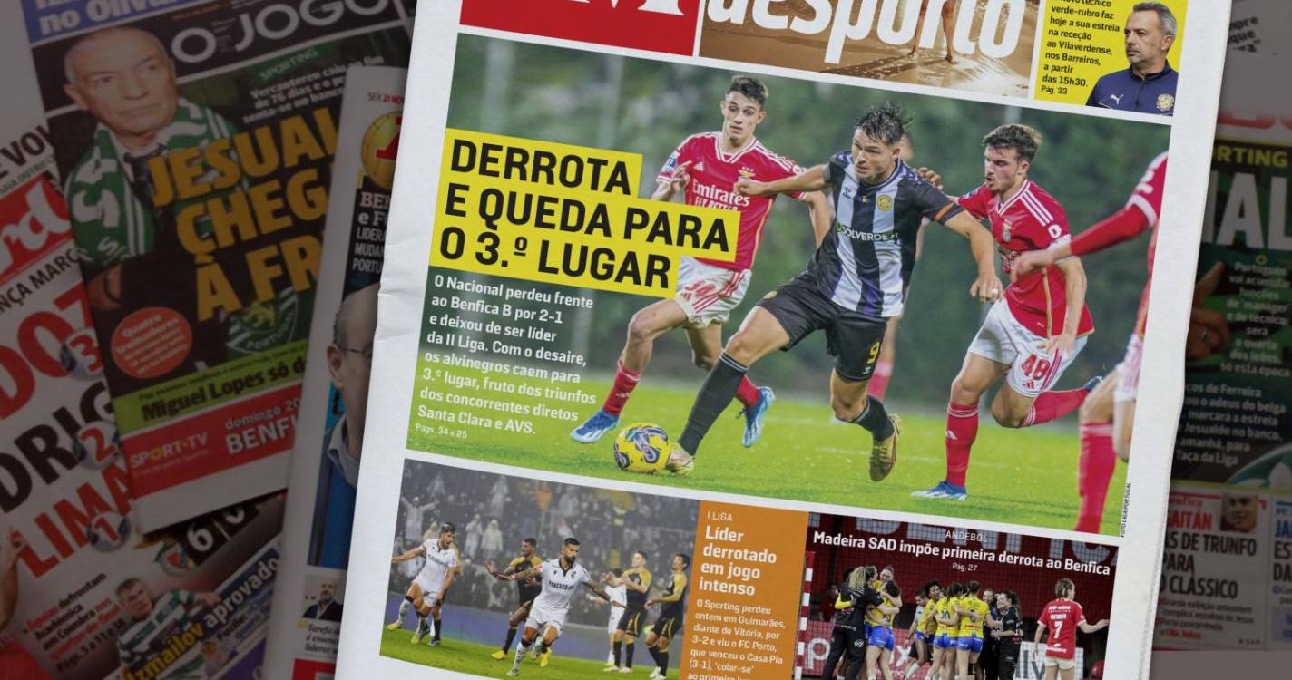 Derrota e queda para o 3.º lugar