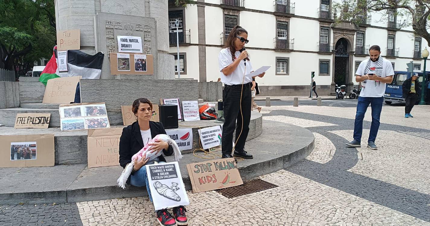 Vigília no Funchal apela ao fim do massacre em Gaza e à responsabilidade dos governantes