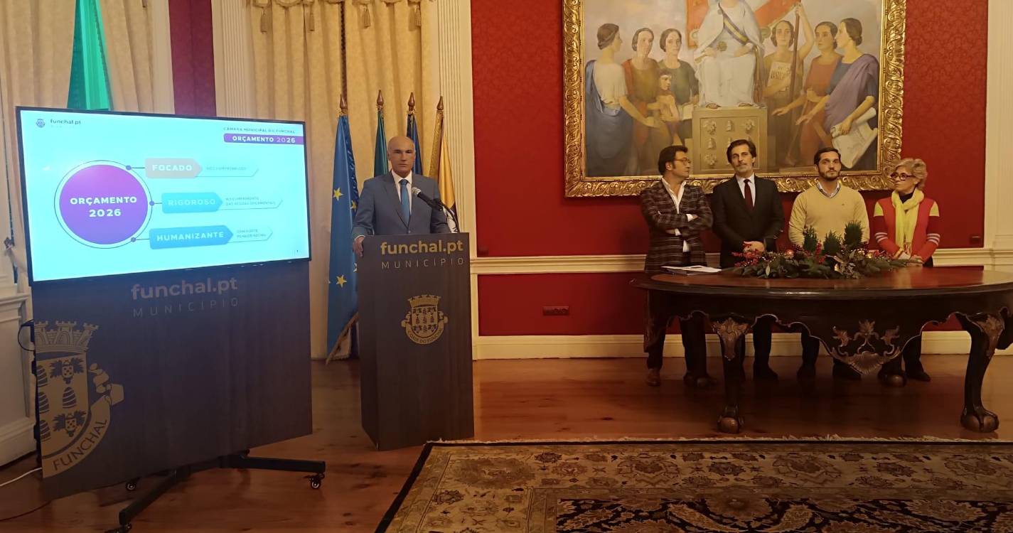 Câmara do Funchal apresenta orçamento de 136 milhões de euros
