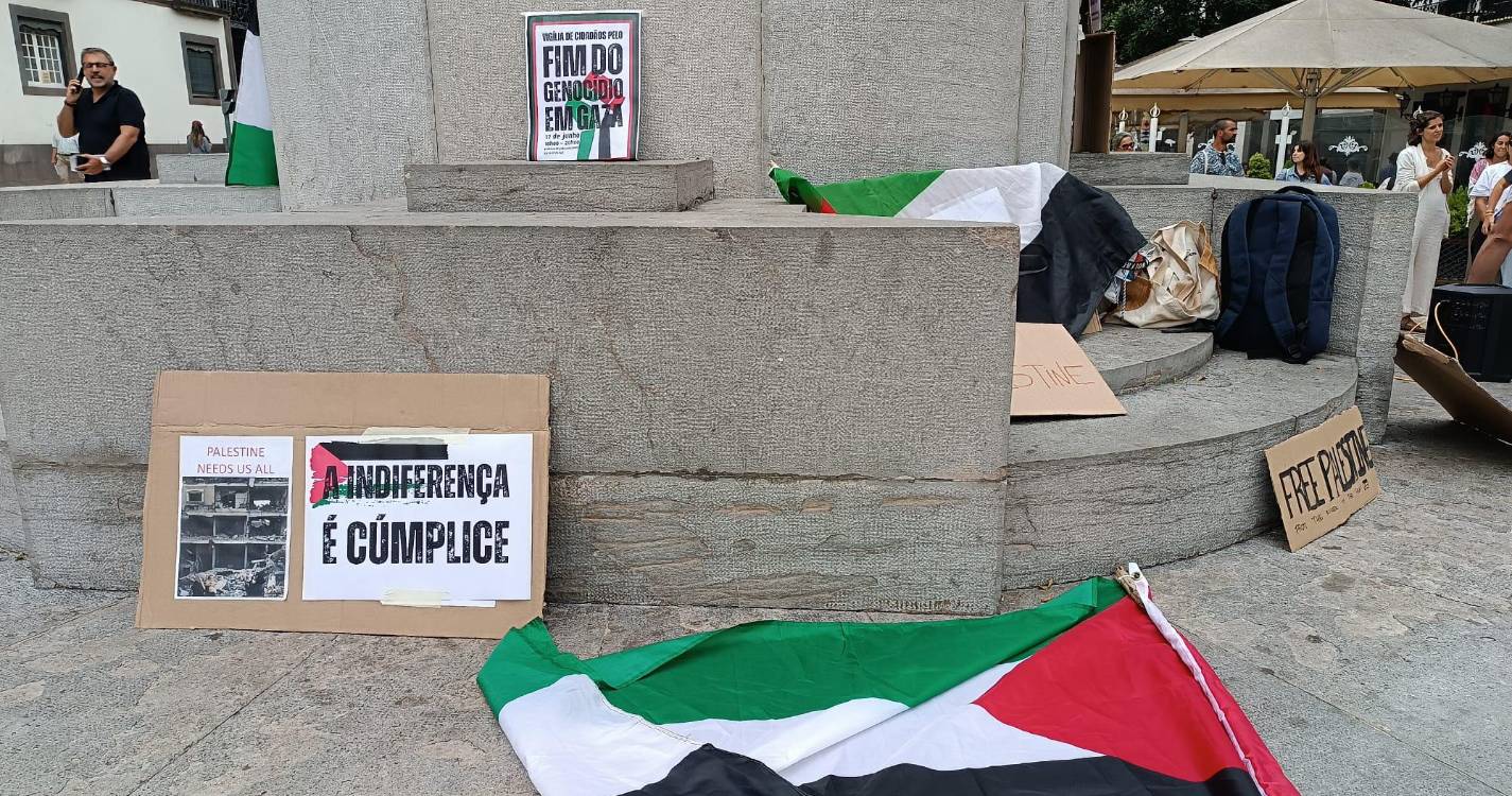 Vigília no Funchal apela ao fim do massacre em Gaza e à responsabilidade dos governantes