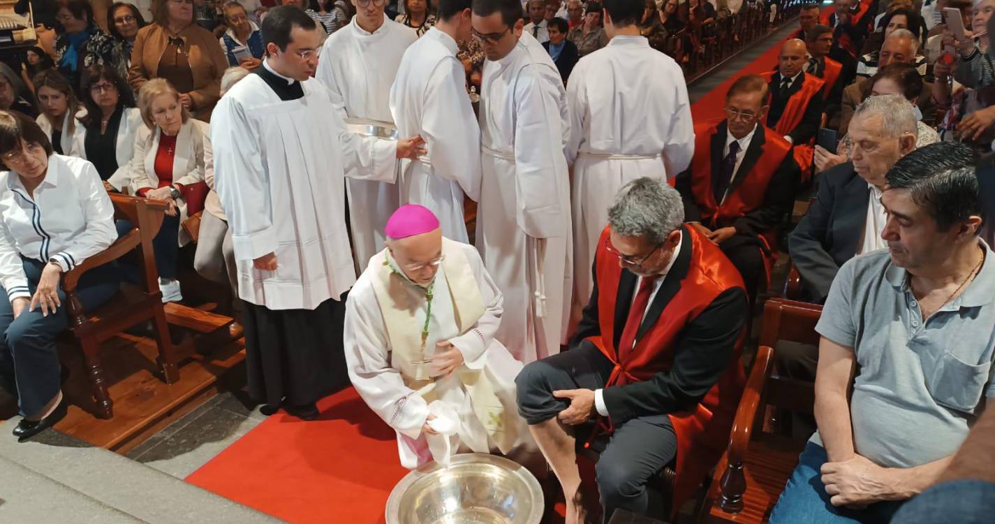 Lava-pés: Exemplo de Jesus replicado na Sé do Funchal