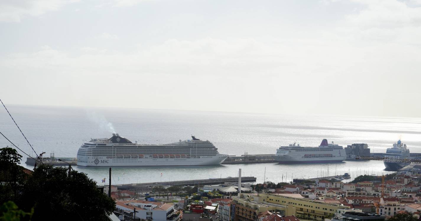 Porto do Funchal recebe três navios de cruzeiro neste sábado de Carnaval