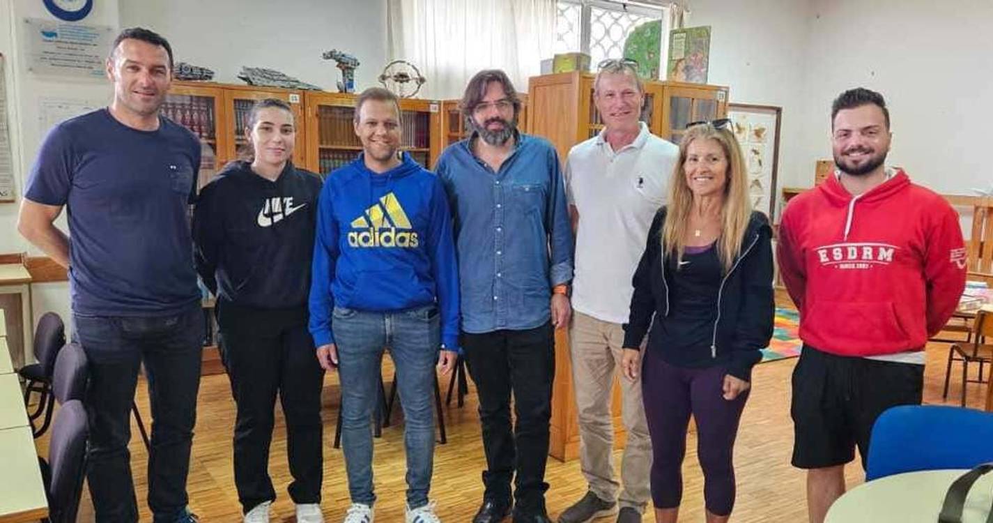 Erasmus: Três docentes da Croácia visitaram a Escola Dr. Eduardo Brazão de Castro