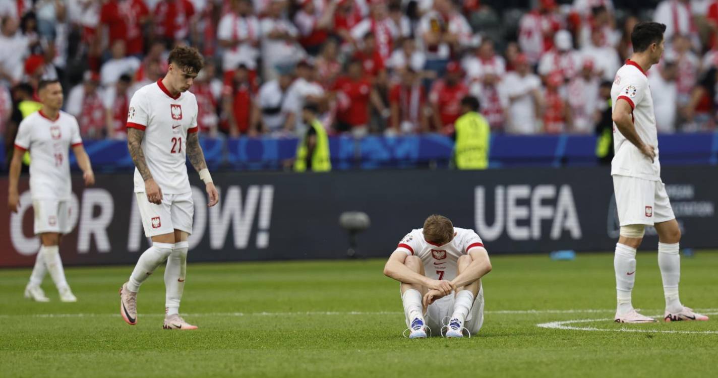 Euro2024: Polónia é a primeira seleção eliminada