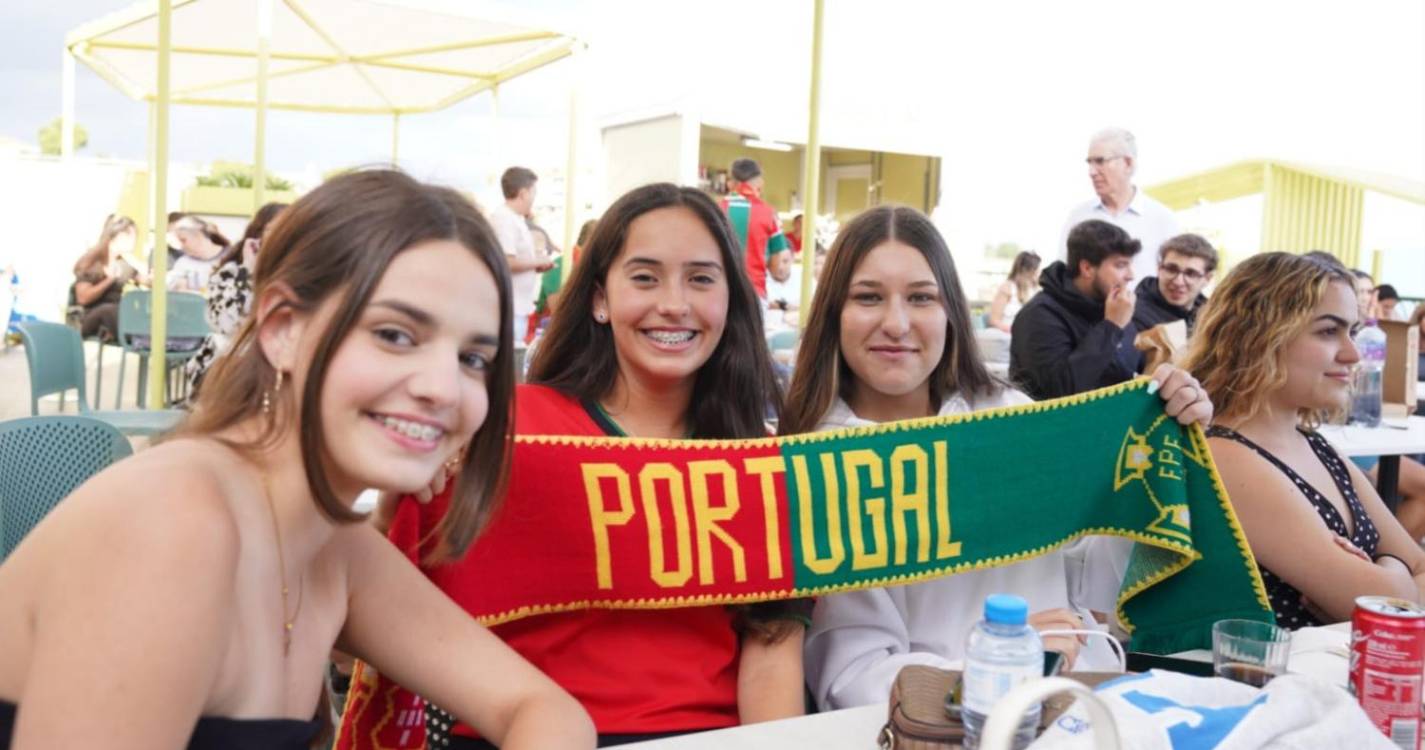 Tudo a postos para o Geórgia-Portugal na ‘fan zone’ do Madeira Shopping (com fotos)
