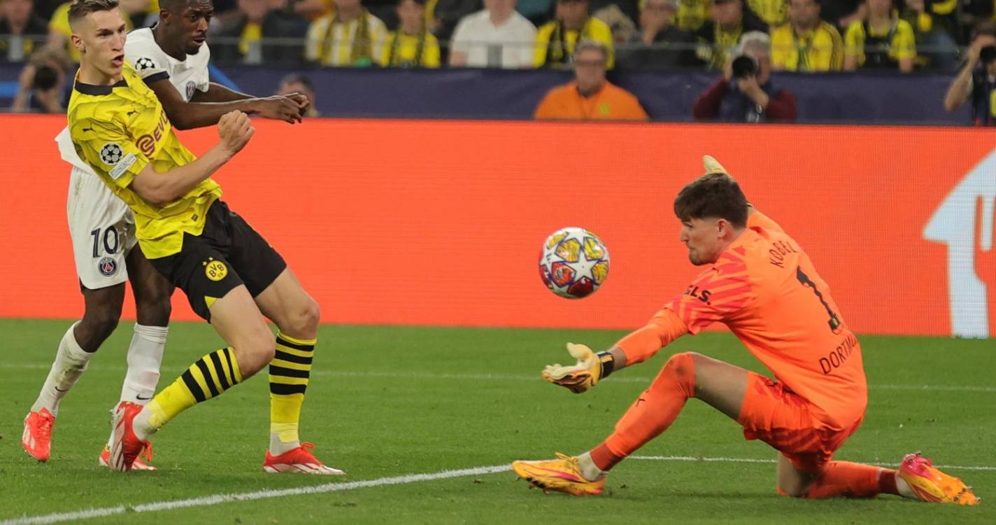 Dortmund vence PSG pela margem mínima