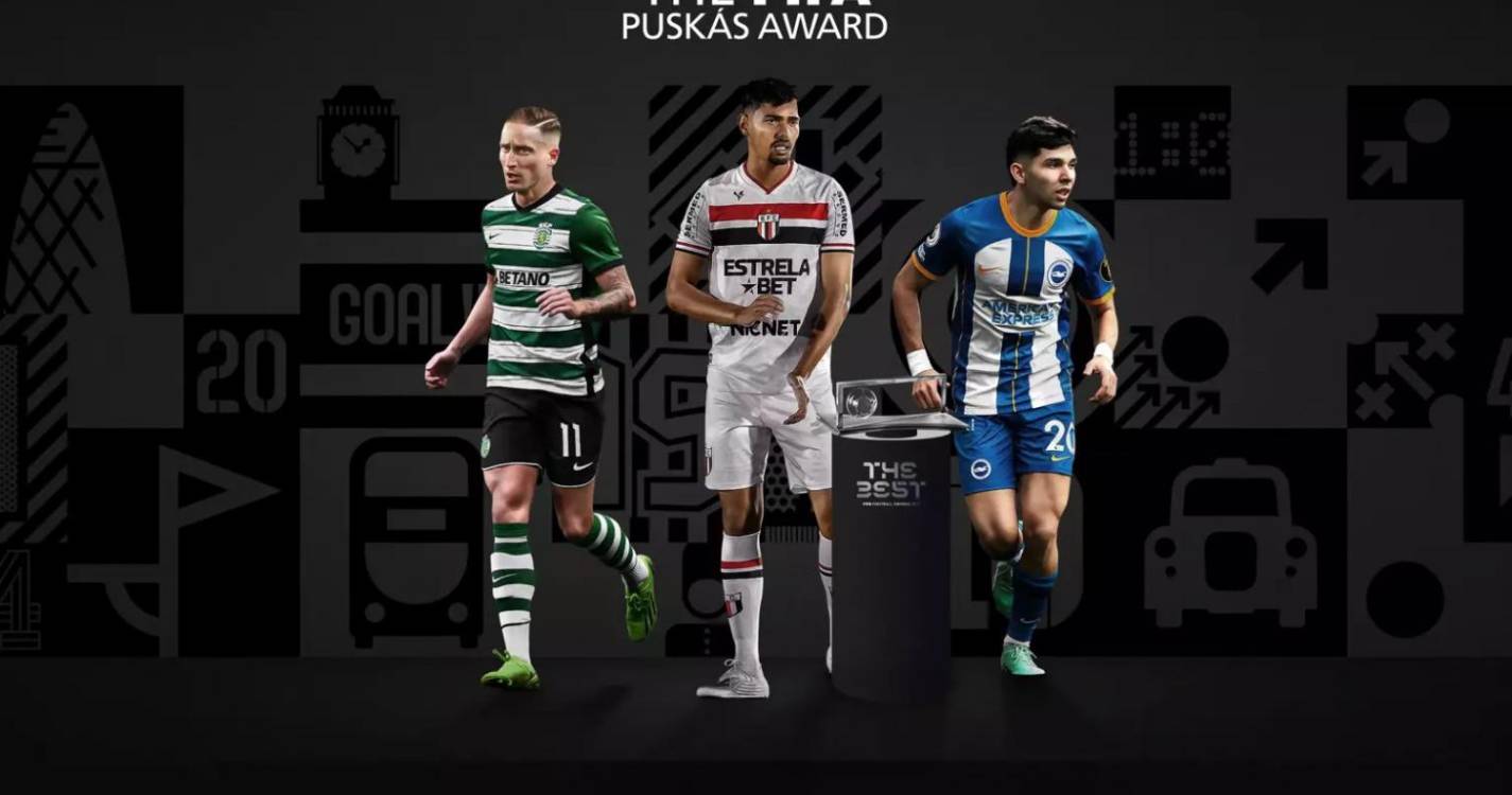 Golo do ‘leão’ Nuno Santos nos três finalistas ao prémio Puskas da FIFA
