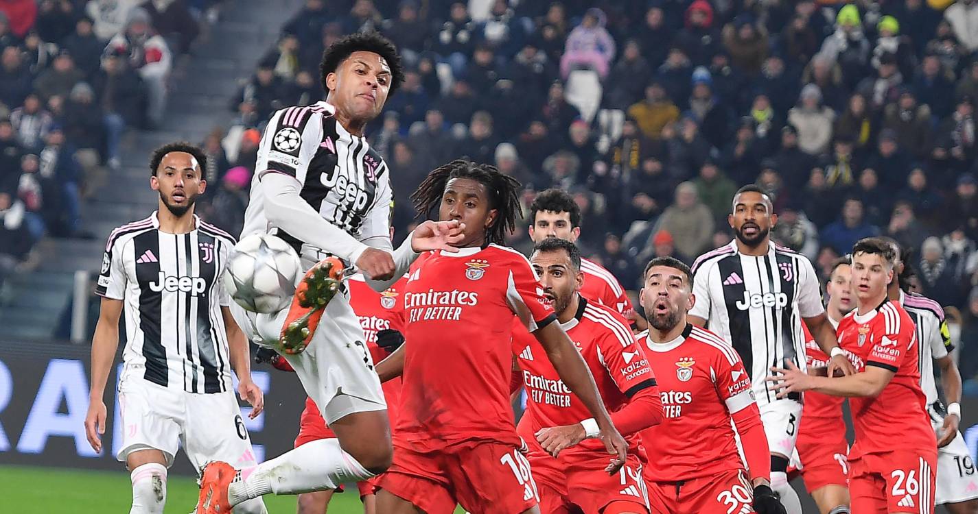 Liga dos Campeões: Benfica perde em Turim, mas ainda sonha