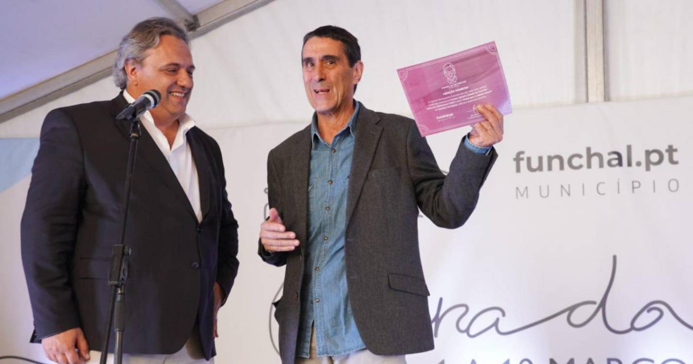 Deodato Rodrigues recebe Menção Honrosa do Prémio Literário do Funchal