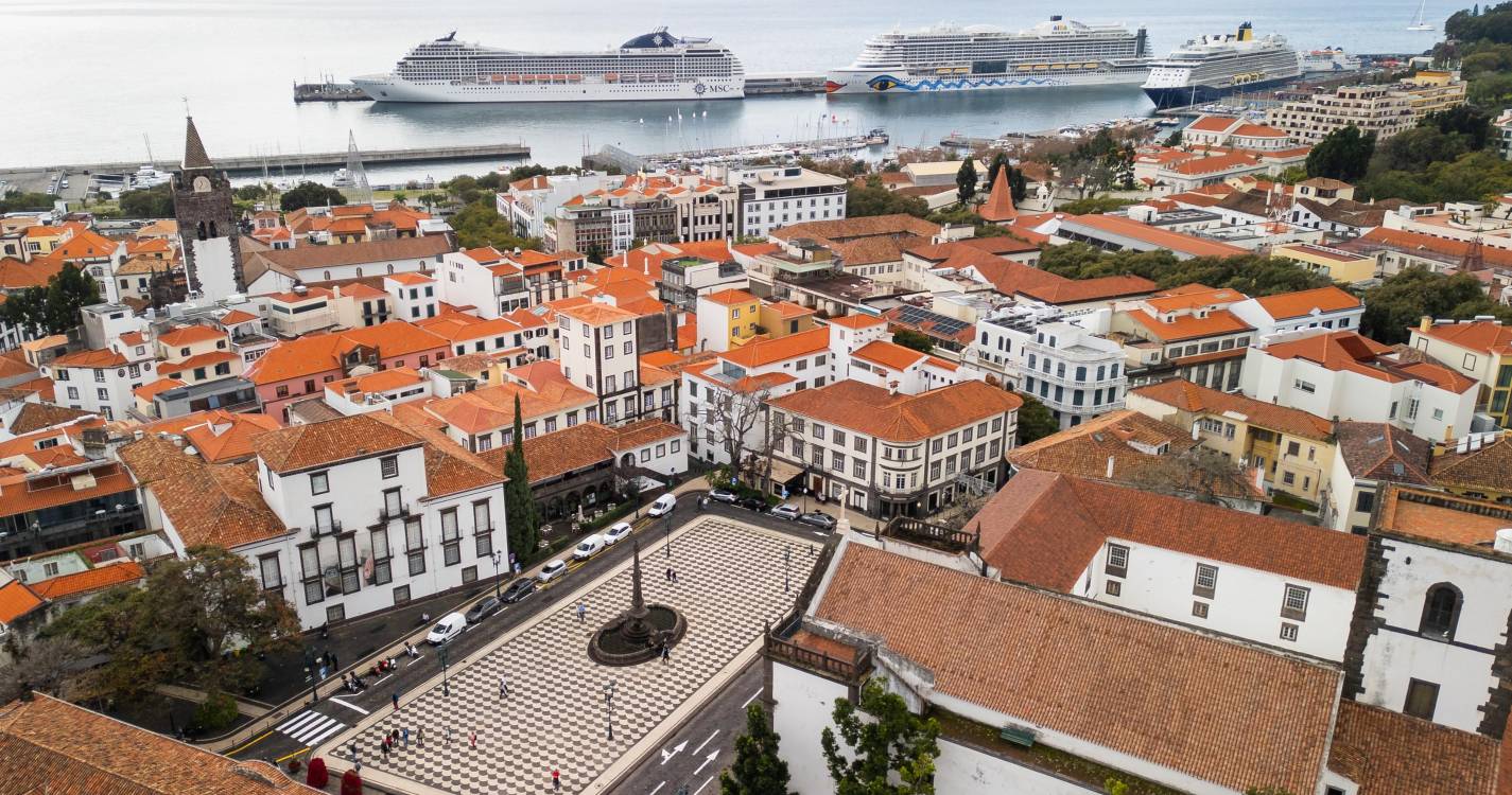 Porto do Funchal recebe 5385 passageiros ao longo do dia