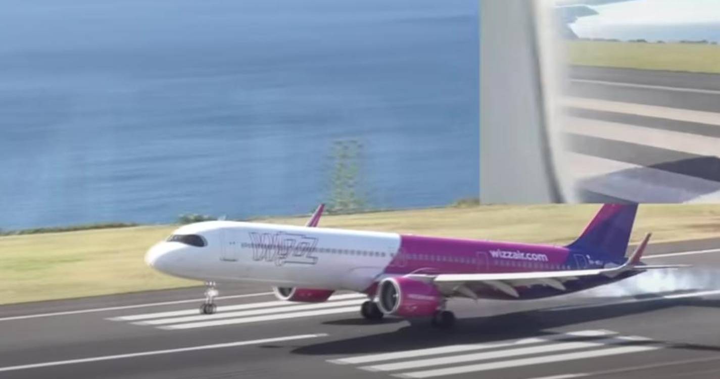Aterragem atribulada no aeroporto da Madeira assustou passageiros (com vídeo)