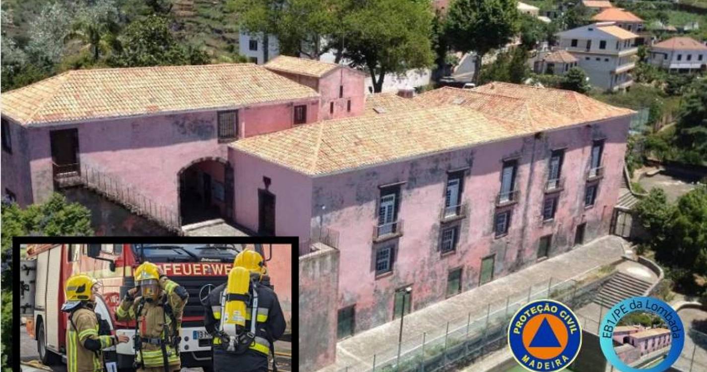 Simulacro põe à prova plano de segurança da EB1/PE da Lombada