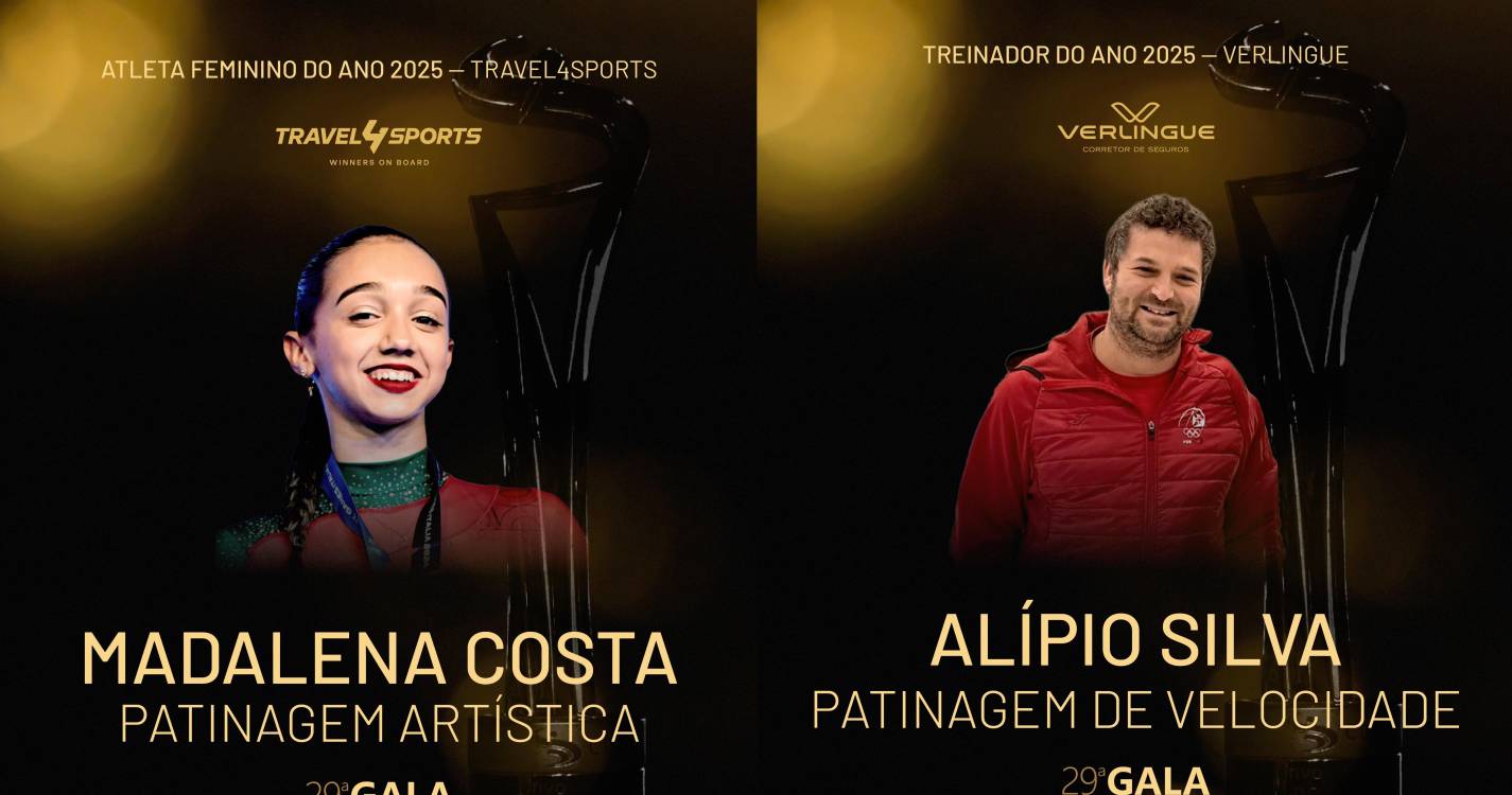 Madalena Costa e Alípio Silva galardoados na Gala do Desporto