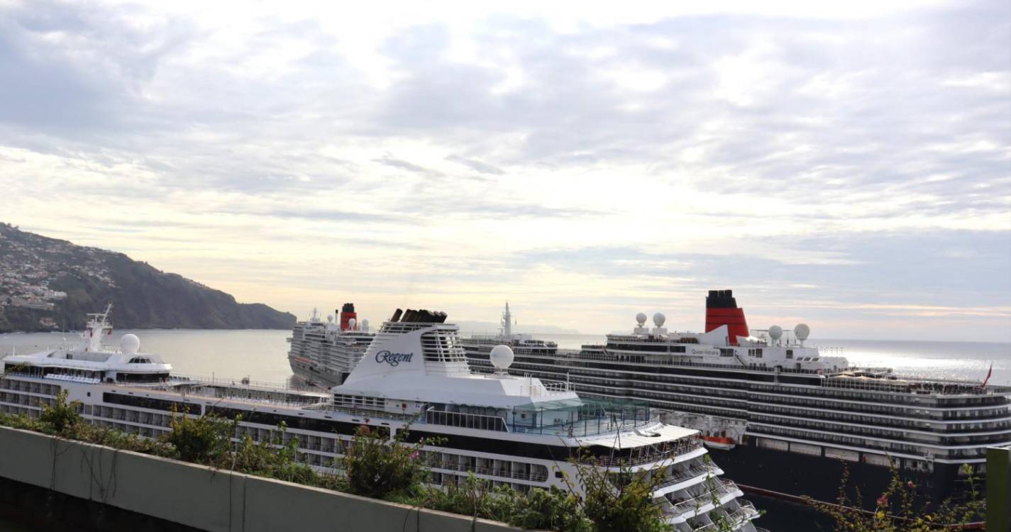 Porto do Funchal acolhe duas “rainhas” e um transatlântico