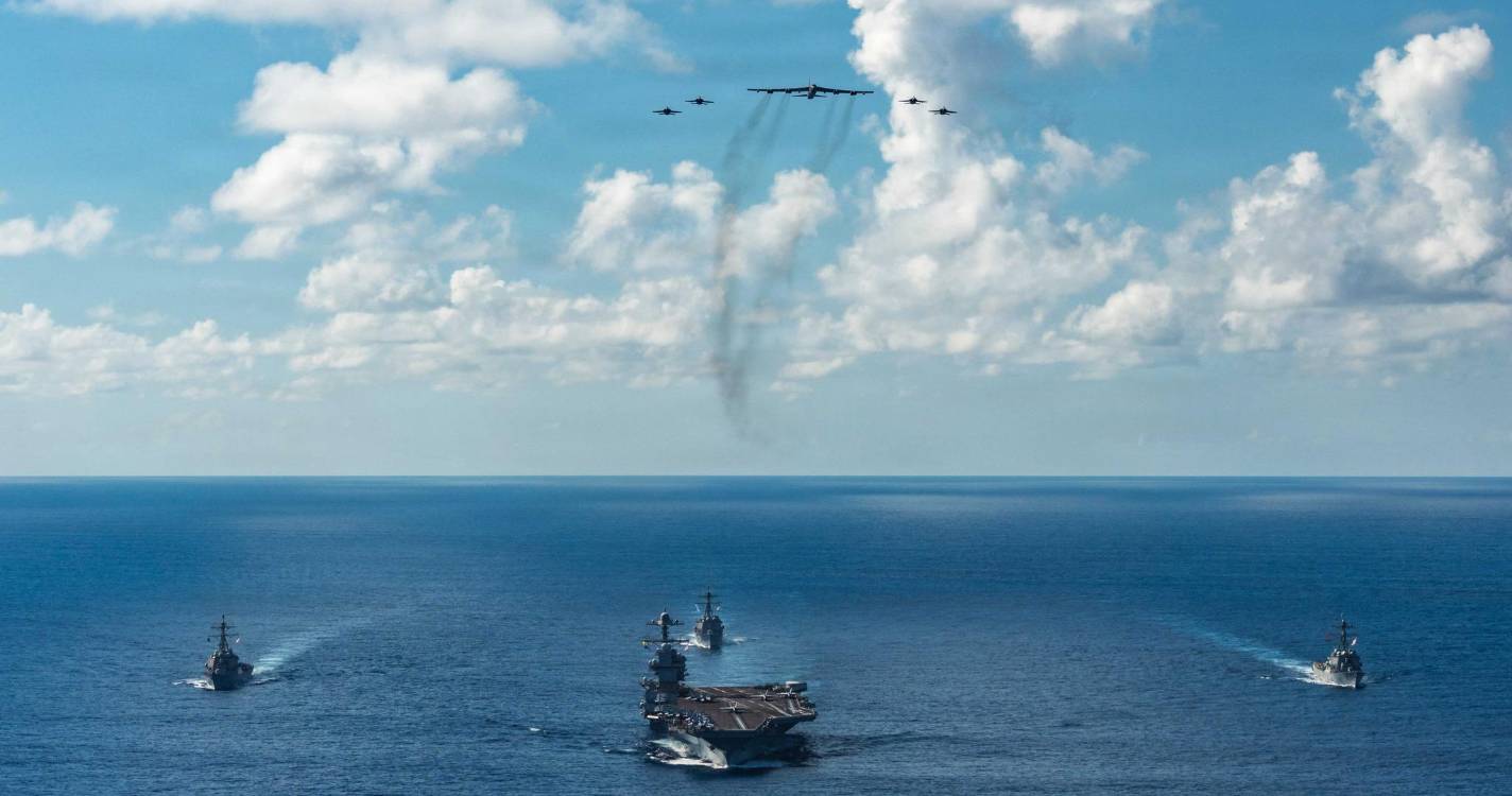 Porta-aviões mais avançado dos EUA chega às Caraíbas em plena escalada de tensão com Venezuela