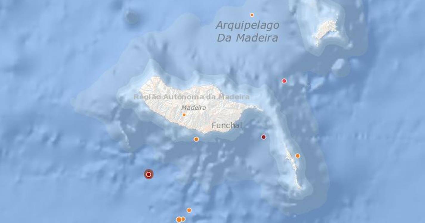 Dois sismos registados em menos de 24 horas na Madeira
