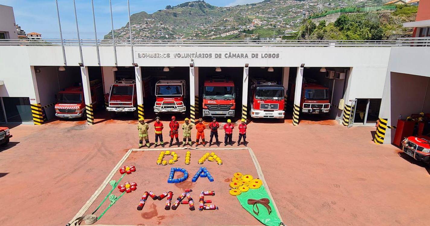Bombeiros de Câmara de Lobos assinalam Dia da Mãe com homenagem original
