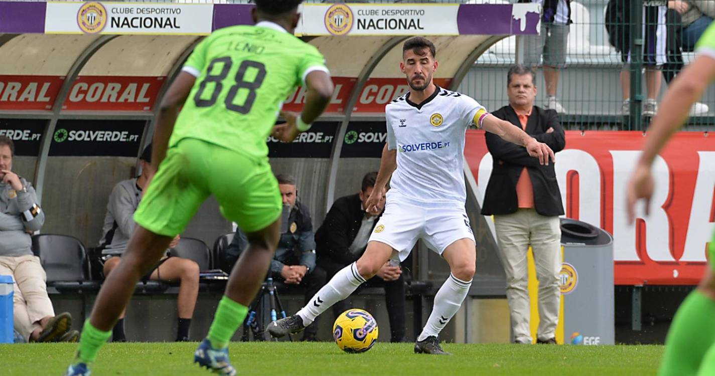 II Liga: João Aurélio dá vitória ao Nacional nos descontos