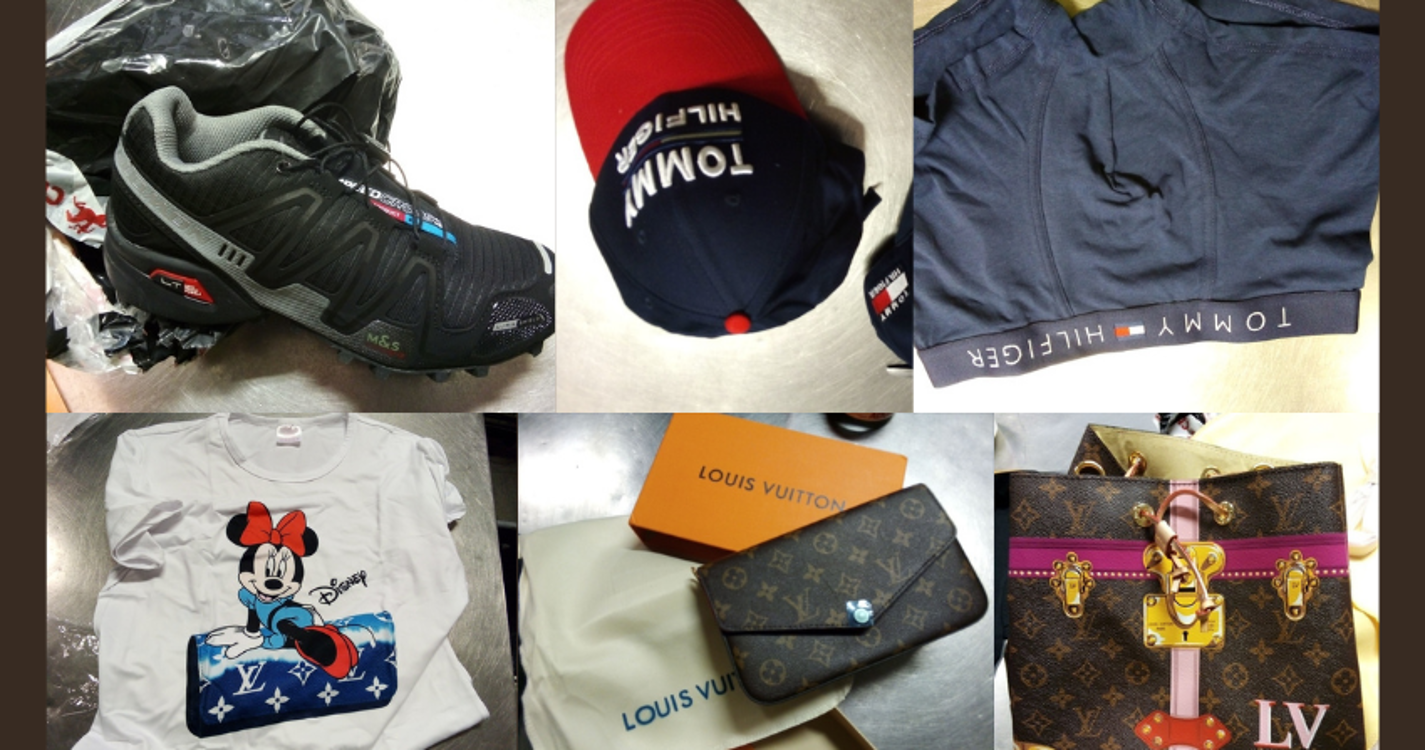 Apreensões de produtos contrafeitos aumentou 398% em 2024