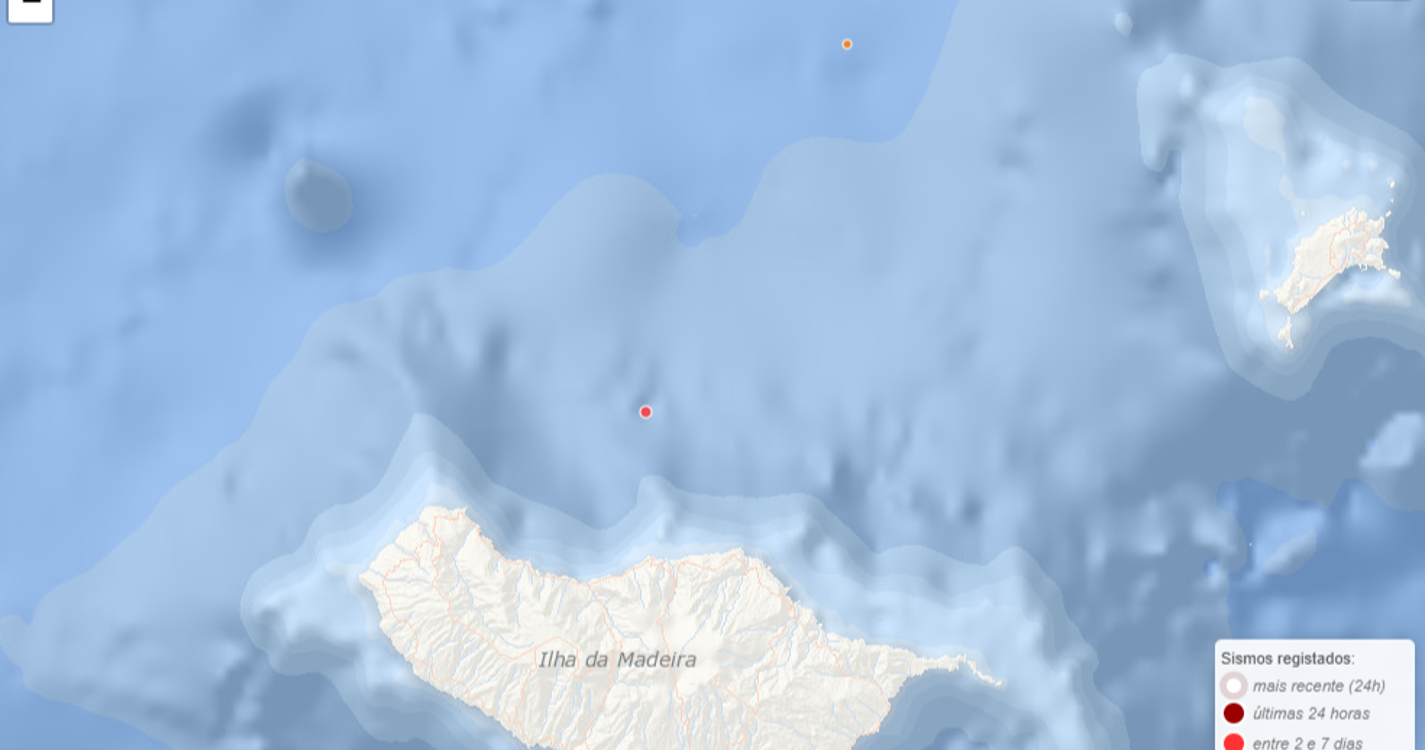Dois sismos no norte da ilha