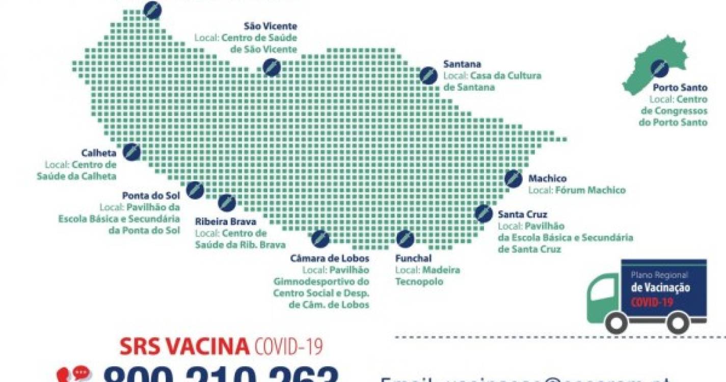 Consulte o programa de vacinação contra a covid-19 na Madeira para idosos