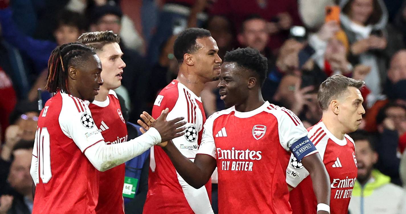 Liga dos Campeões: Golo de Bukayo Saka coloca Arsenal na final 20 anos depois