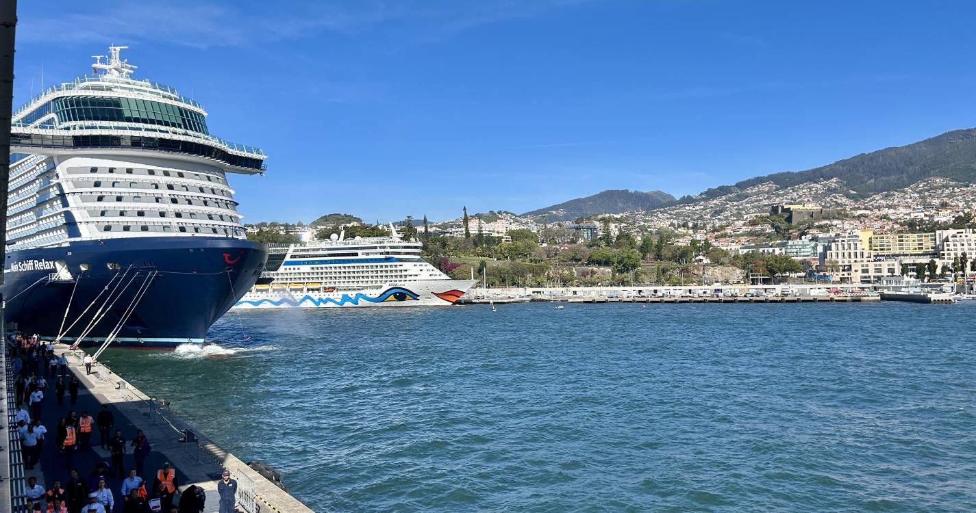 Terminal do Funchal com mais de 12 mil passageiros e tripulantes nesta terça-feira