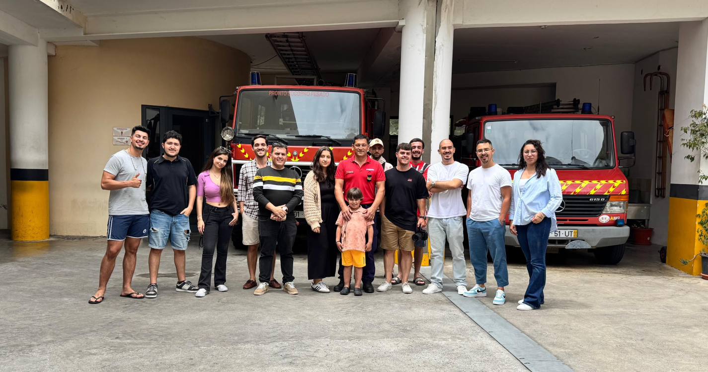 Juventude Popular visita o Quartel dos Bombeiros da Ribeira Brava e Ponta do Sol
