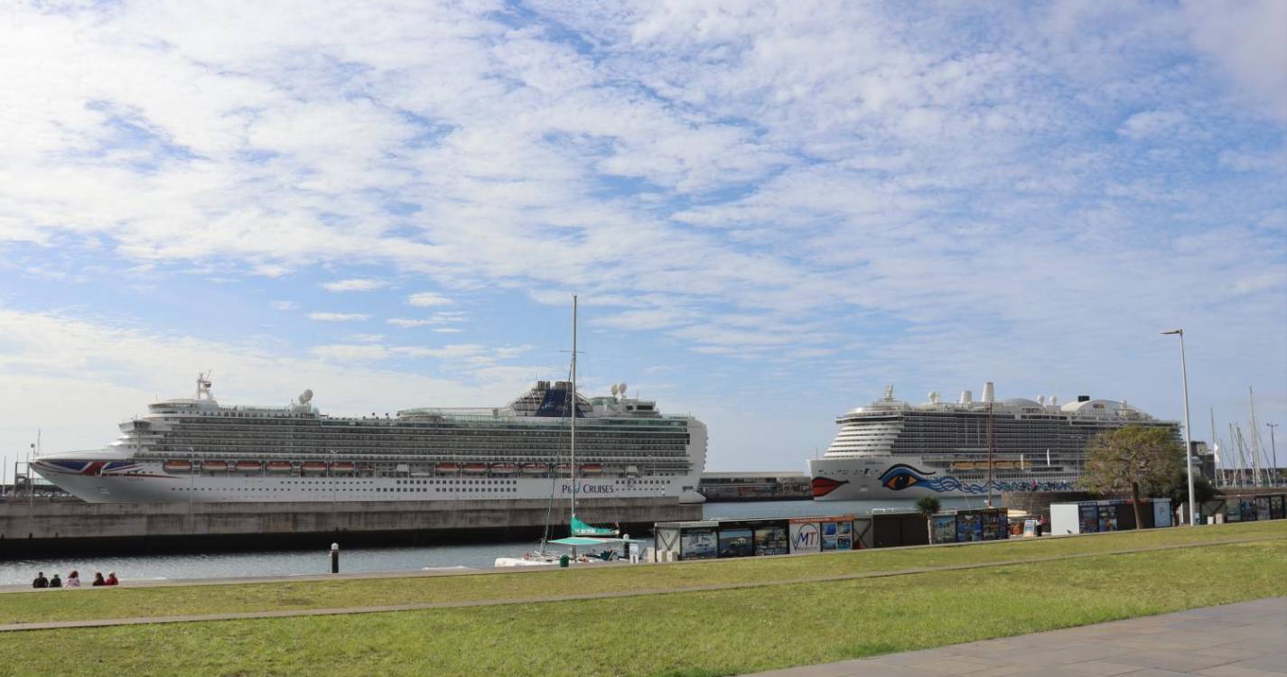 Dois navios movimentam 12 mil pessoas no Funchal