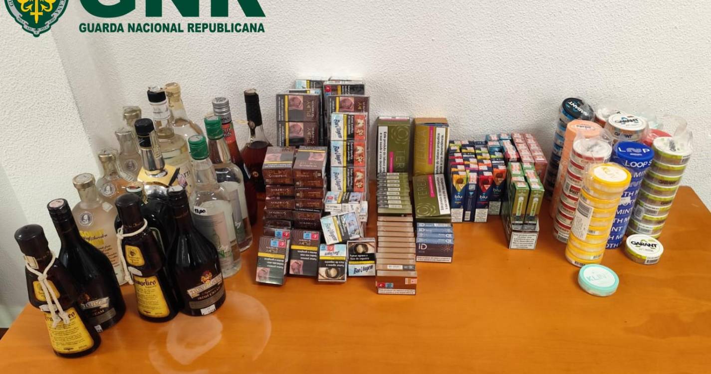 Fiscalização da GNR resulta em apreensão de mercadorias avaliadas em mais de 11 mil euros