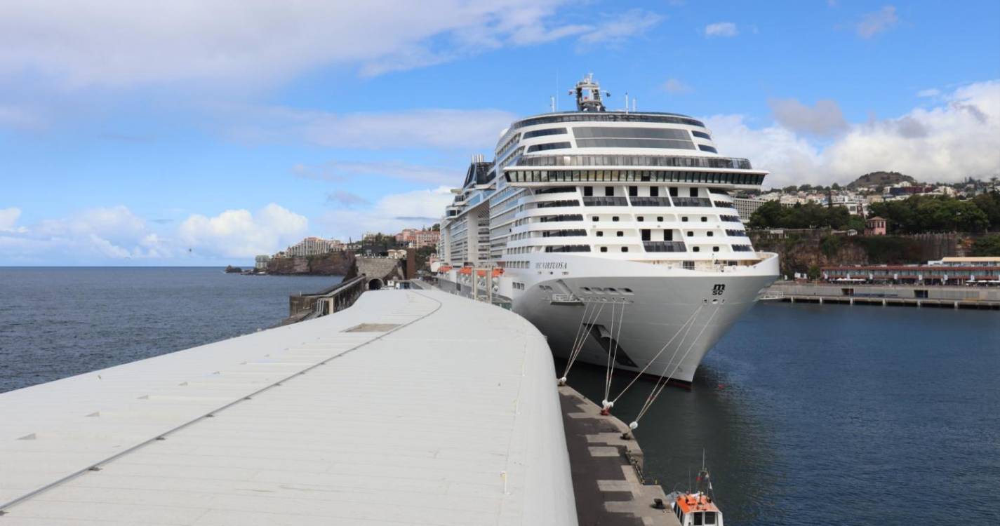Porto do Funchal recebe o MSC Virtuosa com mais de 6.700 pessoas
