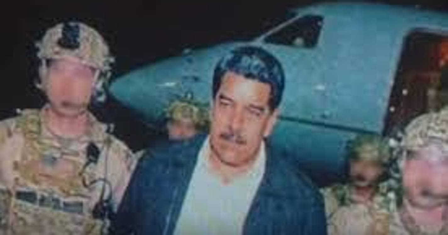 Captura de Maduro pelos EUA assinalada nas redes com fotos falsas e vídeos de arquivo