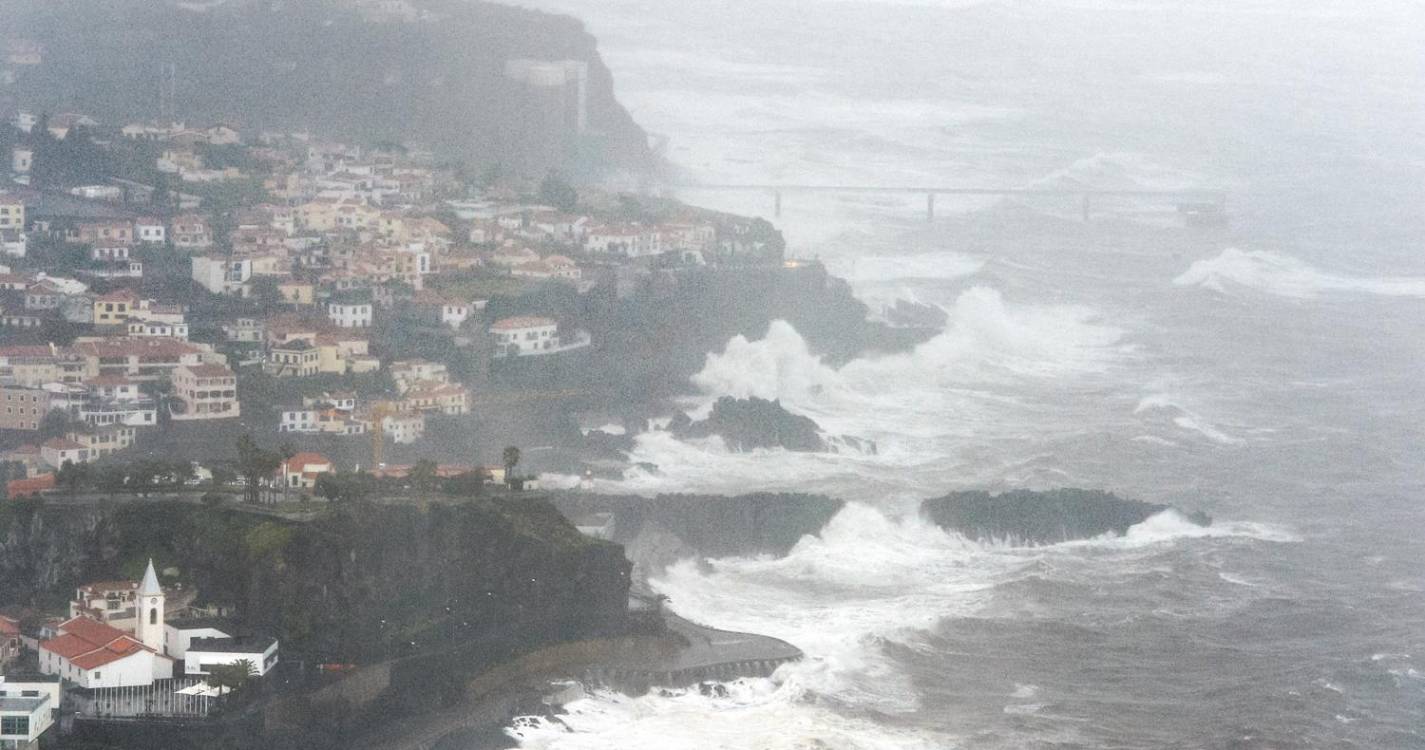 Previsão de mau tempo para a Madeira até sexta-feira gera alerta da Autoridade Marítima Nacional