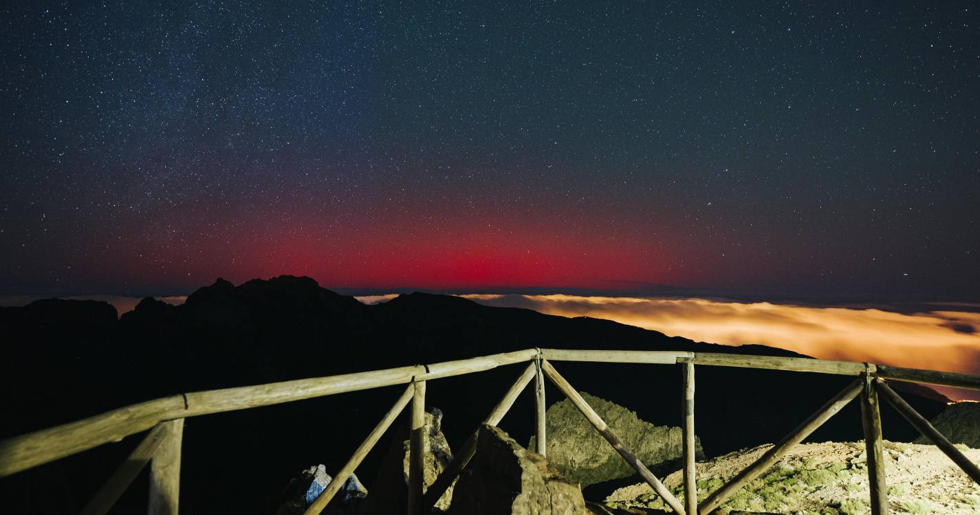 Auroras boreais visíveis no Pico do Areeiro (com fotos)