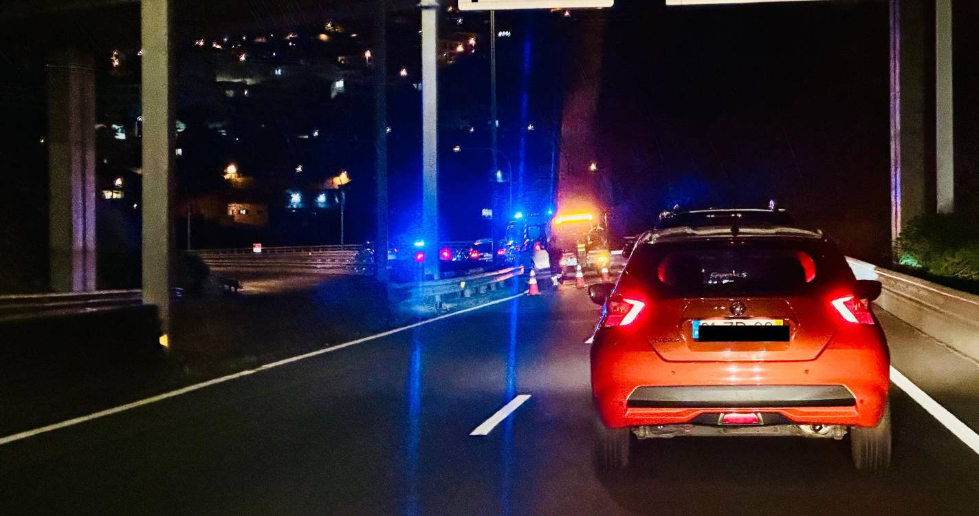 Despiste de mota faz um ferido na via rápida