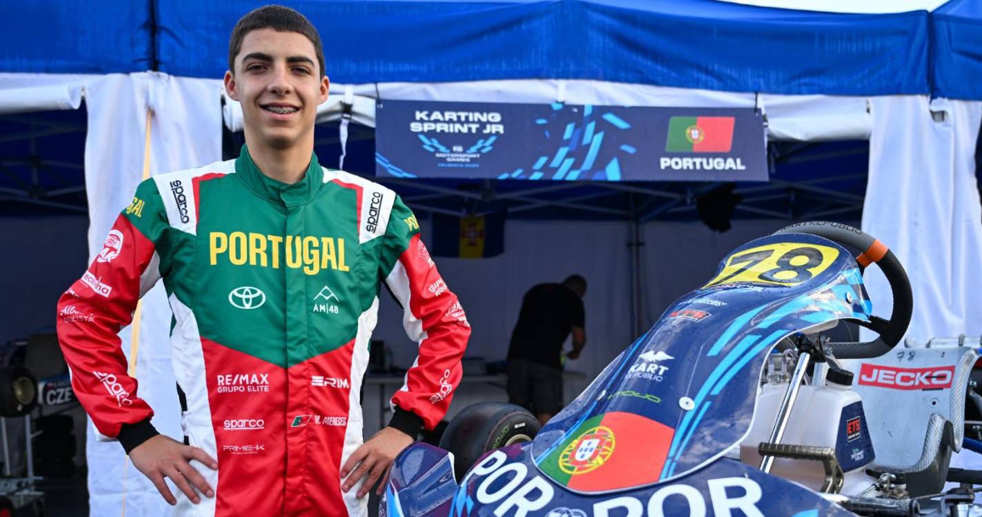 Martim Meneses realiza teste com a Fernando Alonso Kart em Nápoles