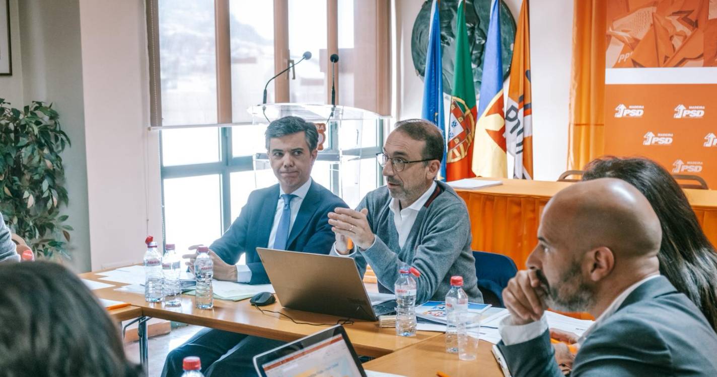 Grupo Parlamentar PSD/M analisa ORAM’2026 em reunião com o secretário regional das Finanças