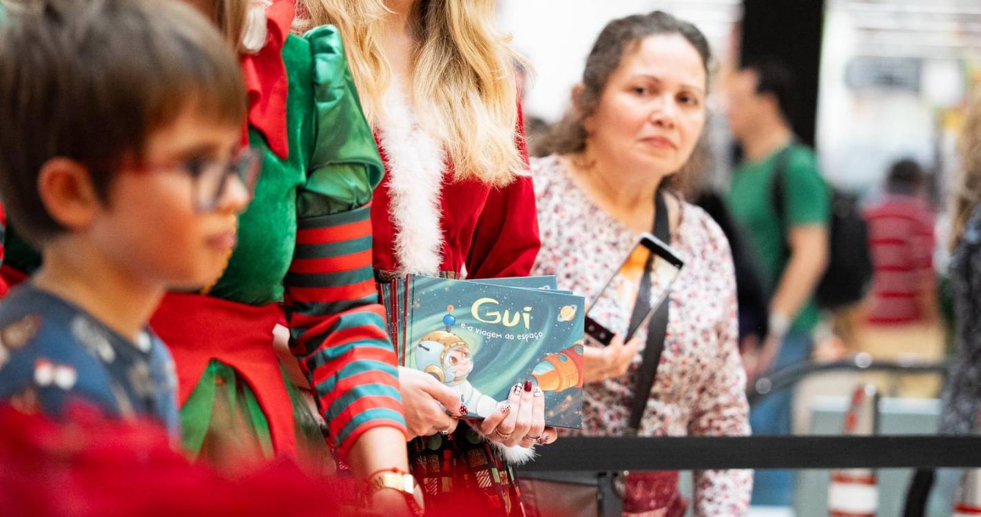 Pai Natal encantou no Plaza Madeira