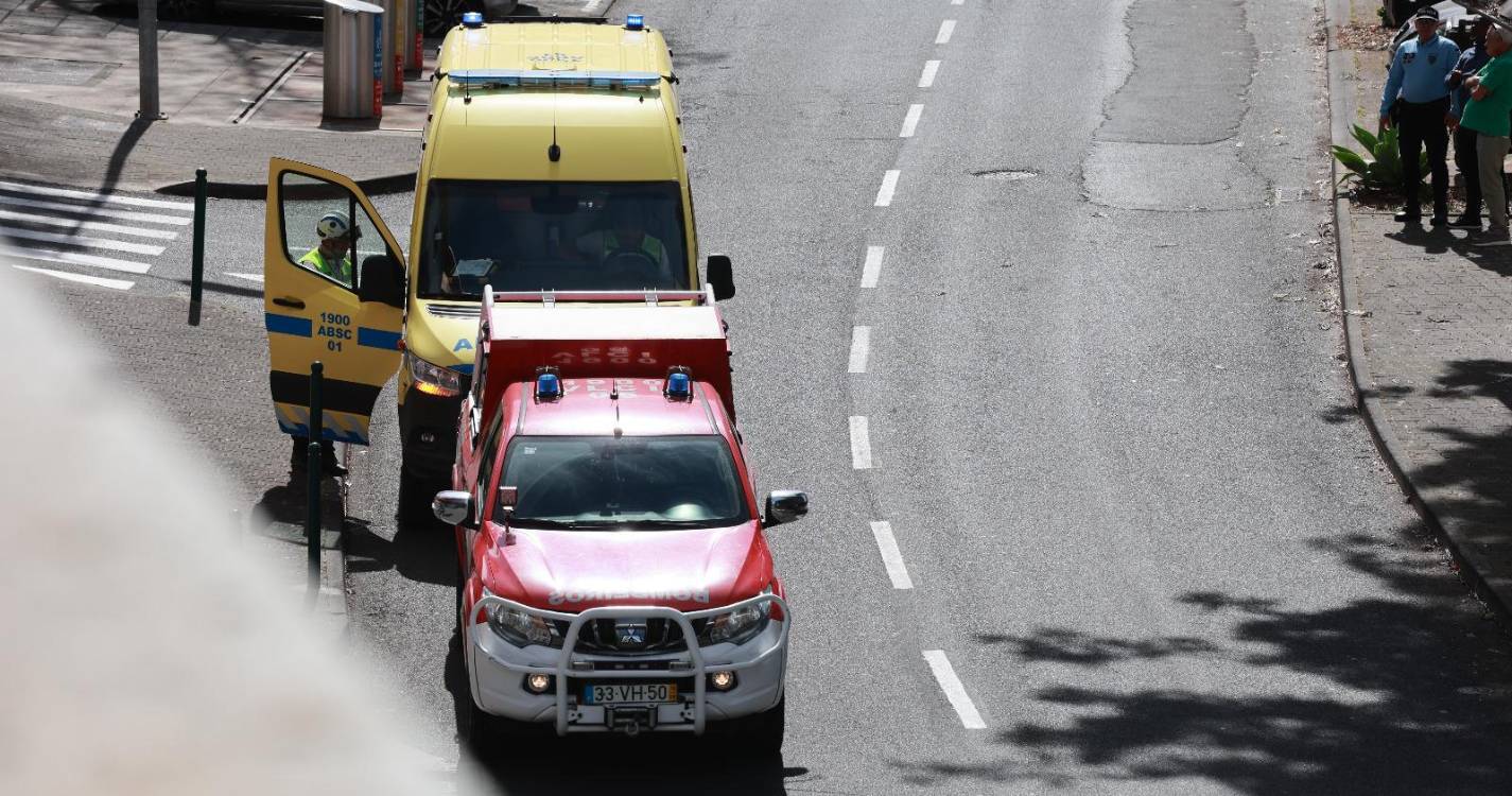 Simulacro mobiliza quatro viaturas de incêndio e uma ambulância no Funchal