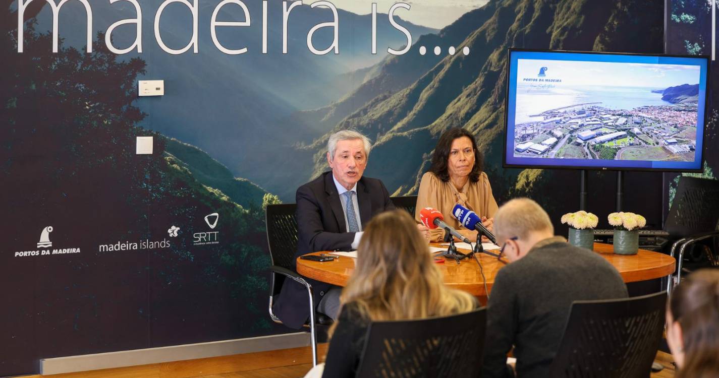 Portos da Madeira batem recordes em 2025 em mercadorias e nos cruzeiros