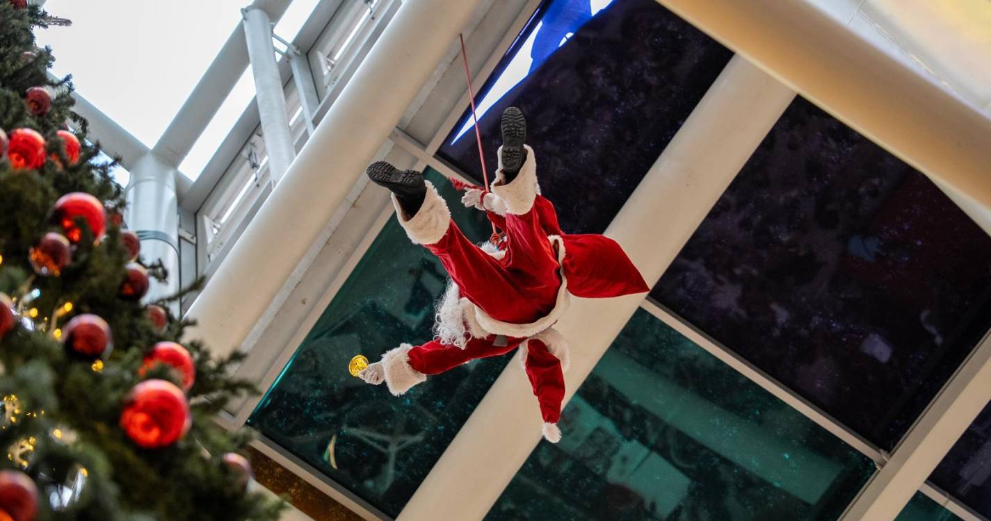 Pai Natal encantou no Plaza Madeira