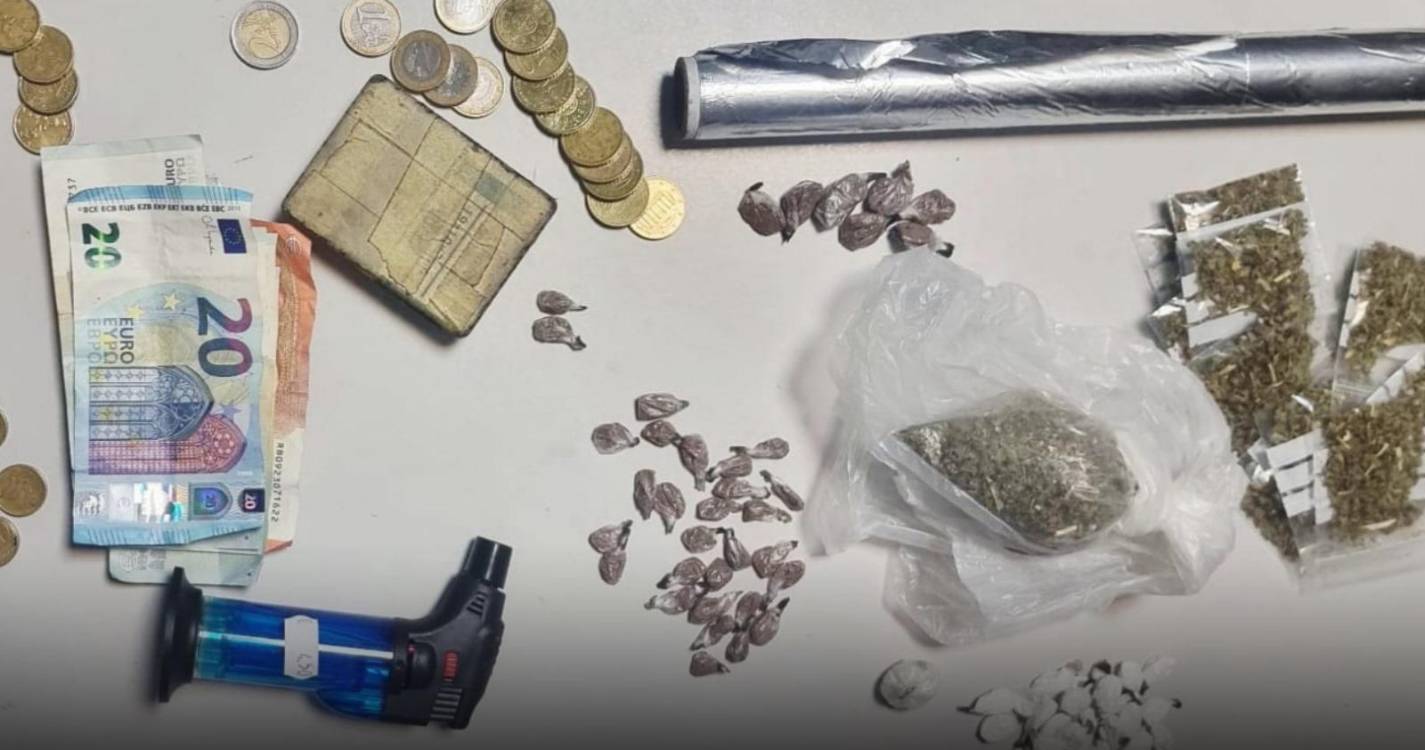 PSP de Câmara de Lobos apreende 289 doses de estupefaciente
