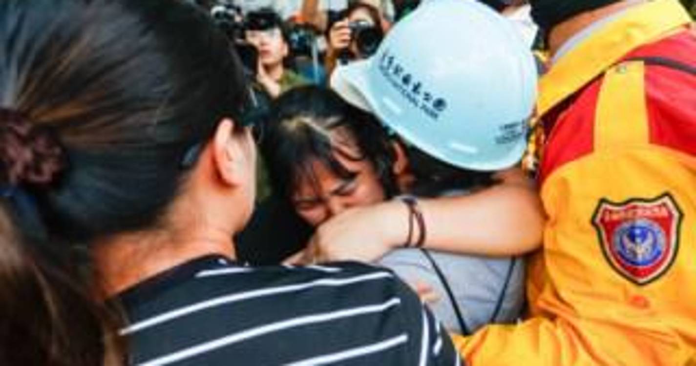 Nove pessoas resgatadas de um túnel após sismo em Taiwan