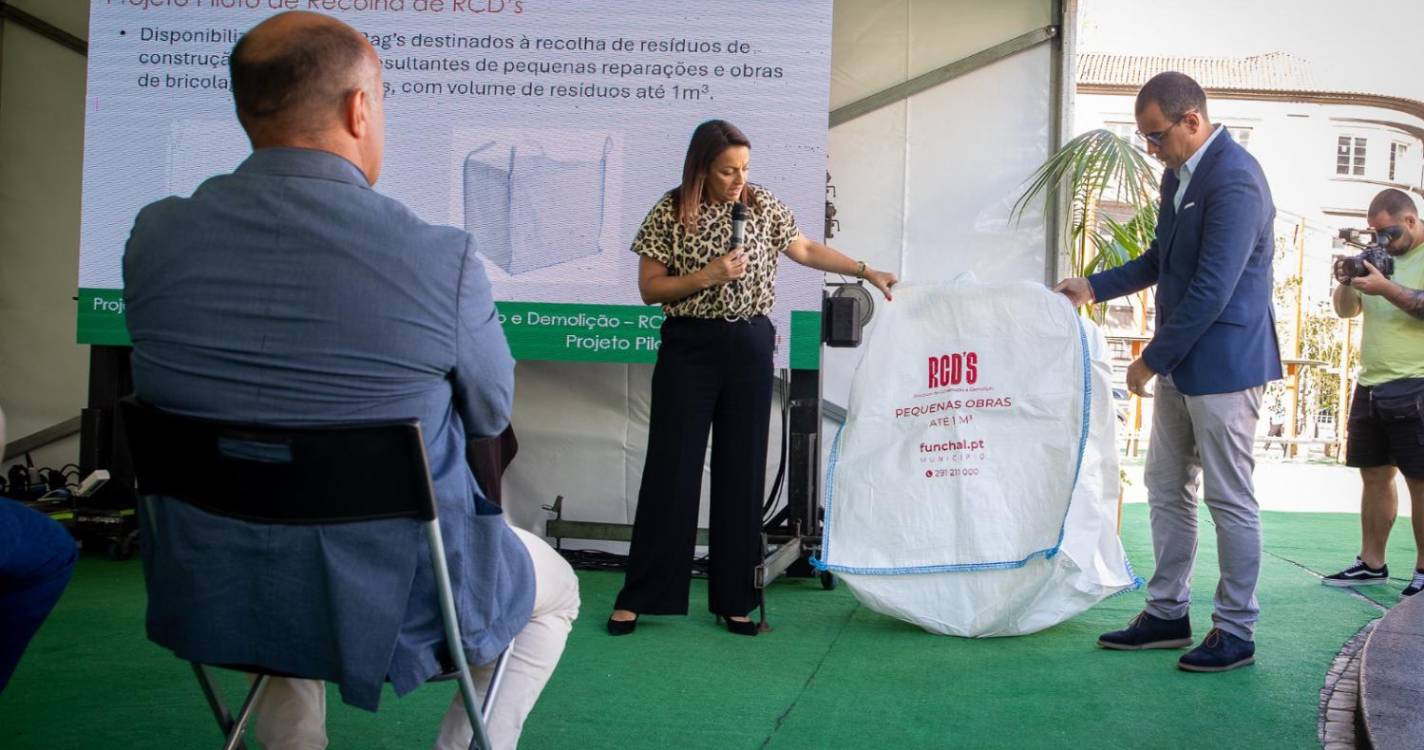 Saco RCD’s apresentado na Semana do Ambiente do Funchal